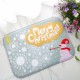 40x60cm Christmas Flannel Velvet Memory Foam Rug Absorbent Bathroom Mat Non-slip Soft Floor Carpet