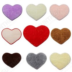 50x60cm Heart Shape Doormat Bathroom Bedroom Carpet 50x60cm Heart Shape Doormat Bathroom Bedroom Carpet