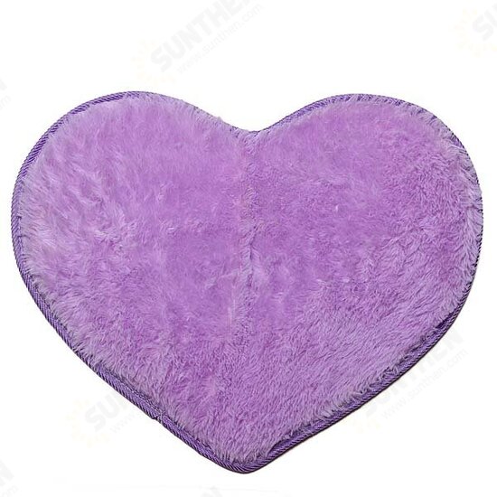 50x60cm Heart Shape Doormat Bathroom Bedroom Carpet