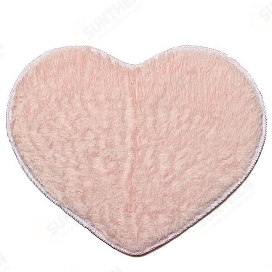 50x60cm Heart Shape Doormat Bathroom Bedroom Carpet