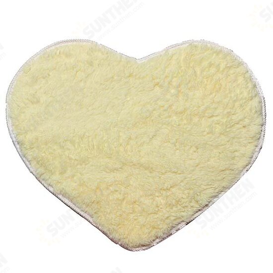 50x60cm Heart Shape Doormat Bathroom Bedroom Carpet