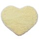 50x60cm Heart Shape Doormat Bathroom Bedroom Carpet