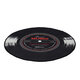 60-120cm Retro Music CD Record Printed Soft Round Floor Mat Room Area Carpet Rug