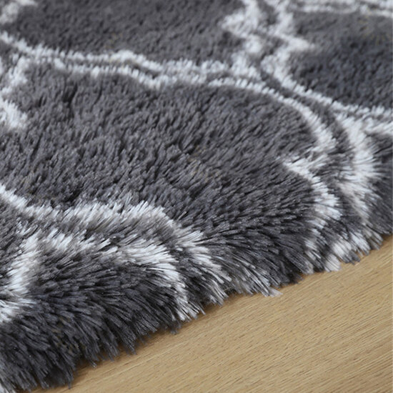 80x200CM/160x230CM Skin-friendly Plush Carpet Non-slip Rectangle Sofa Carpet Long Doormat