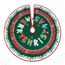90cm Non-Woven Christmas Cartoon Tree Skirts Santa Claus Elk Home Decorations 90cm Non-Woven Christmas Cartoon Tree Skirts Santa Claus Elk Home Decorations