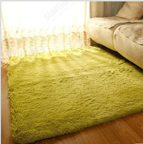 90x160cm Bedroom Short Floss Floor Carpet Mat Soft Shaggy Blanket Non Slip Living Room Rug