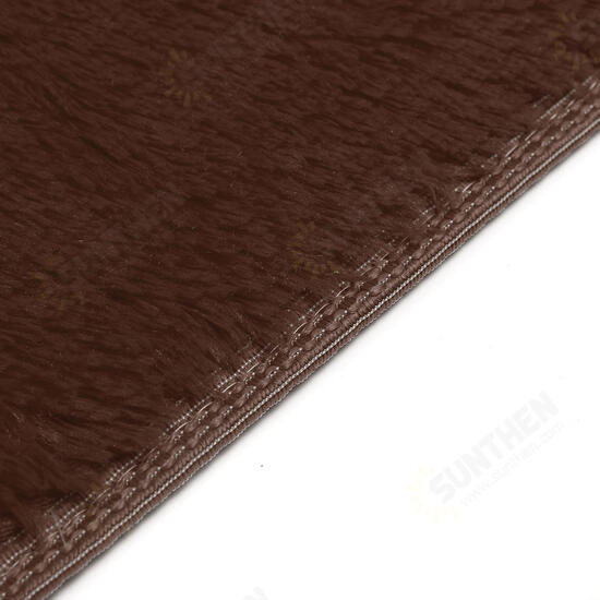 90x160cm Bedroom Short Floss Floor Carpet Mat Soft Shaggy Blanket Non Slip Living Room Rug