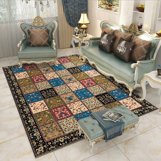 Bohemian Carpet Carpet Rug Bedside Rug Geometric Floor Mat Living Room Bedroom Carpet for Home Decor