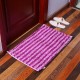 Chenille Striped Floor Mat Carpet Rectangle Fluffy Floor Carpet Cover