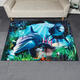 Dolphin Sea World Area Floor Rug Carpet for Bedroom Living Room Home Decoration