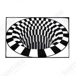 Durabale Anti-Slip Floor Mat Non-Woven Black White Doormat for Living Dinning Room Bedroom Kitchen Durabale Anti-Slip Floor Mat Non-Woven Black White Doormat for Living Dinning Room Bedroom Kitchen