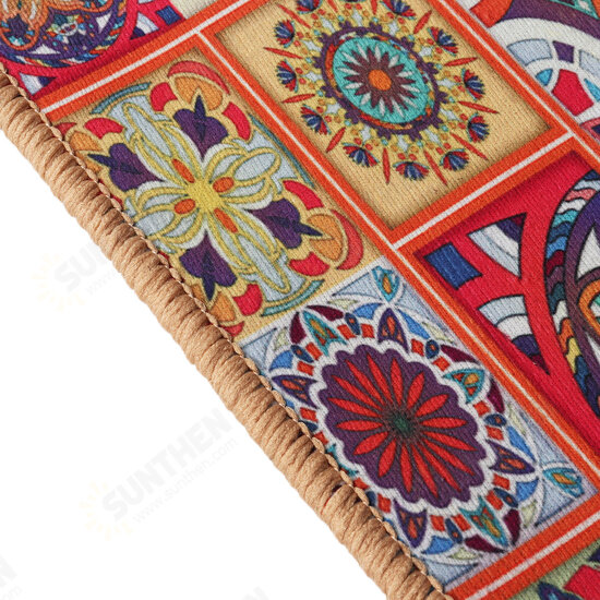 Ethnic Style Floor Mat Geometric Non-slip Carpet Living room Home Bohemian Rug