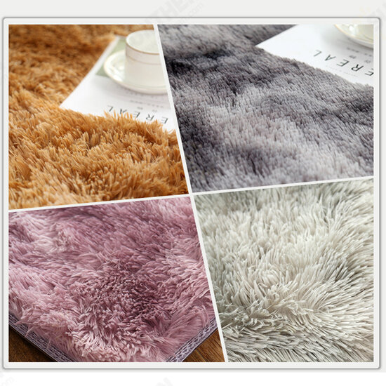 Fluffy Rug Shaggy Floor Mat Soft Faux Fur Home Bedroom Sheepskin Hairy Carpet Blankets