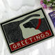 40x60cm Creative Letter Mat Entrance Door Mats Trap Printed Non-slip Car Floor Mat Carpet