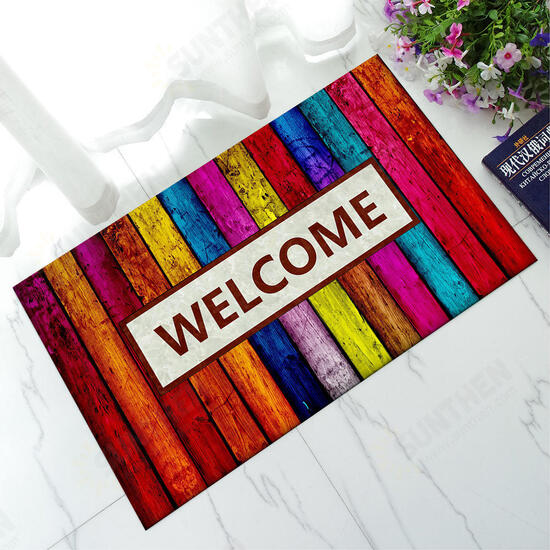 40x60cm Creative Letter Mat Entrance Door Mats Trap Printed Non-slip Car Floor Mat Carpet