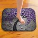 BX-28 40x60cm 3D Painting Tree Pattern Coral Fleece Mat Absorbent Bathroom Anti Slip Carpet