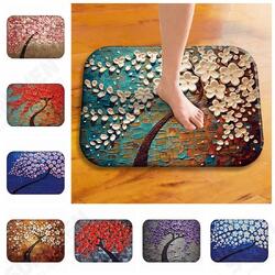 BX-28 40x60cm 3D Painting Tree Pattern Coral Fleece Mat Absorbent Bathroom Anti Slip Carpet BX-28 40x60cm 3D Painting Tree Pattern Coral Fleece Mat Absorbent Bathroom Anti Slip Carpet