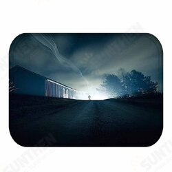 BX-30 40x60cm 3D Painting Forest Pattern Coral Fleece Mat Absorbent Bathroom Anti Slip BX-30 40x60cm 3D Painting Forest Pattern Coral Fleece Mat Absorbent Bathroom Anti Slip