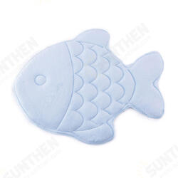 Fish Shape Soft Slow Respond Memory Foam Absorbent Antiskid Bathroom Car Floor Mat Fish Shape Soft Slow Respond Memory Foam Absorbent Antiskid Bathroom Car Floor Mat