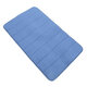 WX-326 50x80cm Stripe Pattern Memory Foam Mat Absorbent Bathroom Anti Slip Carpet