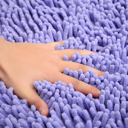 WX-329 50x80cm Chenille Soft Mat Machine Washable Bathroom Anti Slip Absorbent Carpet Doormat Rug WX-329 50x80cm Chenille Soft Mat Machine Washable Bathroom Anti Slip Absorbent Carpet Doormat Rug