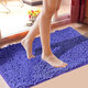 WX-329 50x80cm Chenille Soft Mat Machine Washable Bathroom Anti Slip Absorbent Carpet Doormat Rug