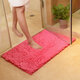 WX-329 50x80cm Chenille Soft Mat Machine Washable Bathroom Anti Slip Absorbent Carpet Doormat Rug