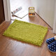 WX-329 50x80cm Chenille Soft Mat Machine Washable Bathroom Anti Slip Absorbent Carpet Doormat Rug