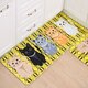 WX-47 Kawaii Floor Mats Animal Cute Cat Bathroom Kitchen Carosets Living Room Anti-Slip Rug