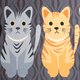 WX-47 Kawaii Floor Mats Animal Cute Cat Bathroom Kitchen Carosets Living Room Anti-Slip Rug