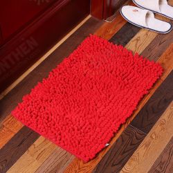 KC-334 40x60cm Chenille Thick Hair Soft Mat Machine Washable Bathroom Anti Slip Absorbent Carp KC-334 40x60cm Chenille Thick Hair Soft Mat Machine Washable Bathroom Anti Slip Absorbent Carp