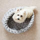 Knitted Pet Bed Dog Cat Bed Puppy Pillow House Soft Warm Dog House Mat