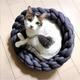 Knitted Pet Bed Dog Cat Bed Puppy Pillow House Soft Warm Dog House Mat