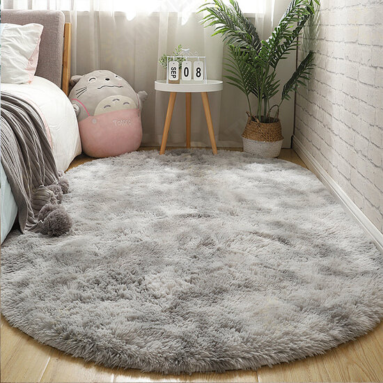 Long Variegated Tie-dye Gradient Carpet Living Room Bedroom Bedside Blanket Coffee Table Cushion Full Carpet Floor Mat