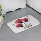 Memory Foam Chronic Rebound Printing Lotus Absorbent Non-slip Mat Home Children's Room Floor Carpet