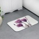 Memory Foam Chronic Rebound Printing Lotus Absorbent Non-slip Mat Home Children's Room Floor Carpet