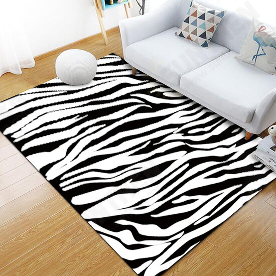 Modern Minimalist 3D Printed Carpet Living Room Bedroom Bedside Coffee Table Study Restaurant Hall Foyer Door Mat