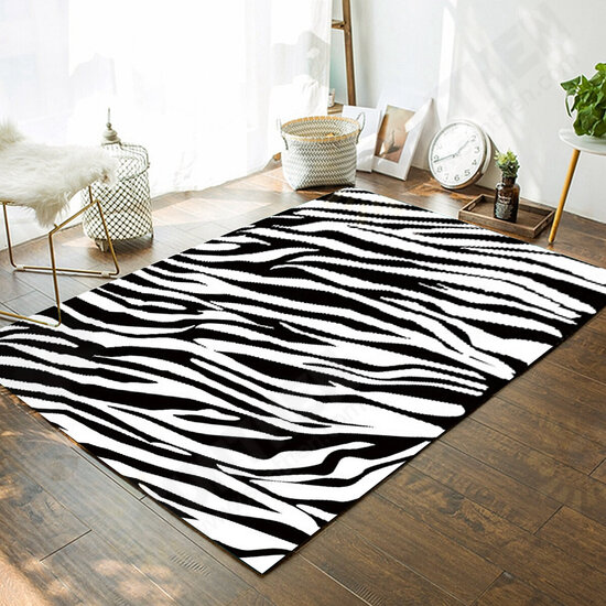 Modern Minimalist 3D Printed Carpet Living Room Bedroom Bedside Coffee Table Study Restaurant Hall Foyer Door Mat