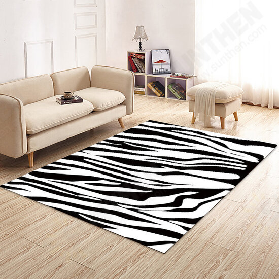 Modern Minimalist 3D Printed Carpet Living Room Bedroom Bedside Coffee Table Study Restaurant Hall Foyer Door Mat