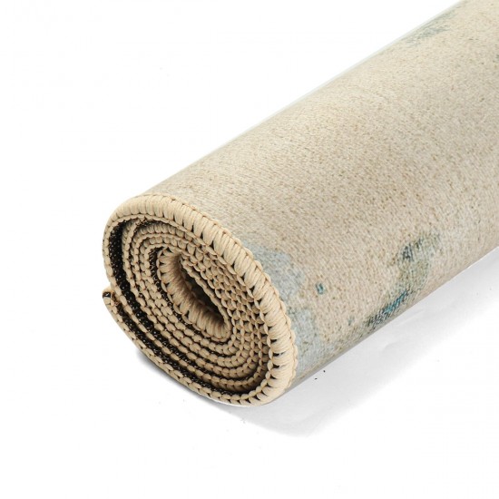 Non Slip Area Rugs Tie-Dyed Hallway Runner Carpet Living Room Bedroom Floor Mat