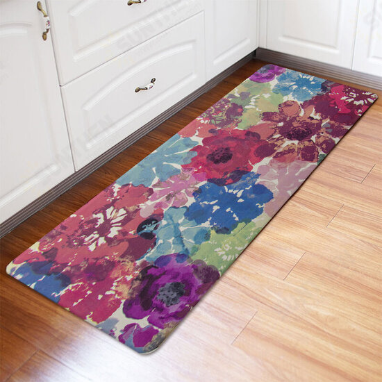 Non-Slip Kitchen Floor Mat Machine Washable Rug Door Large Runner Hallway Carpet for Home Decor