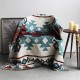 Retro Navajo American-Style Geometric Popcap Upholstery Leisure Carpet Air Conditioning Sofa Blankets