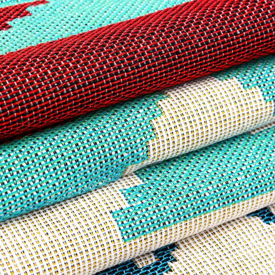 Retro Navajo American-Style Geometric Popcap Upholstery Leisure Carpet Air Conditioning Sofa Blankets