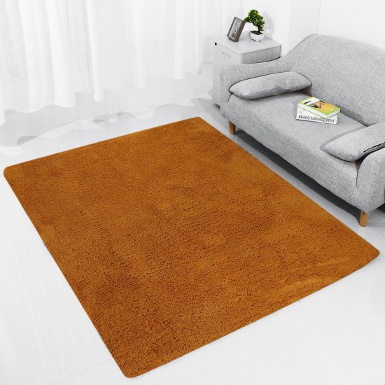 Soft Fluffy Shaggy Mat Living Room Bedroom Carpet Anti-skid Sofa Floor Area Rug
