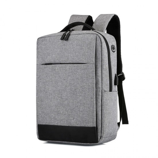 15.6inch Anti-theft Backpack Laptop Notebook Travel School PC Bag With USB Charger Port