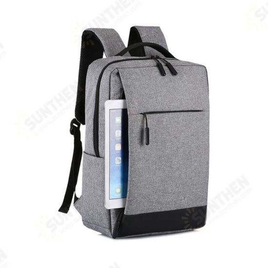 15.6inch Anti-theft Backpack Laptop Notebook Travel School PC Bag With USB Charger Port