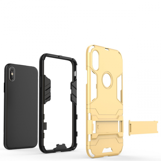 2 in 1 Kickstand Holder Hard PC Protective Case for iPhone X
