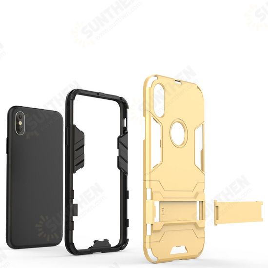 2 in 1 Kickstand Holder Hard PC Protective Case for iPhone X