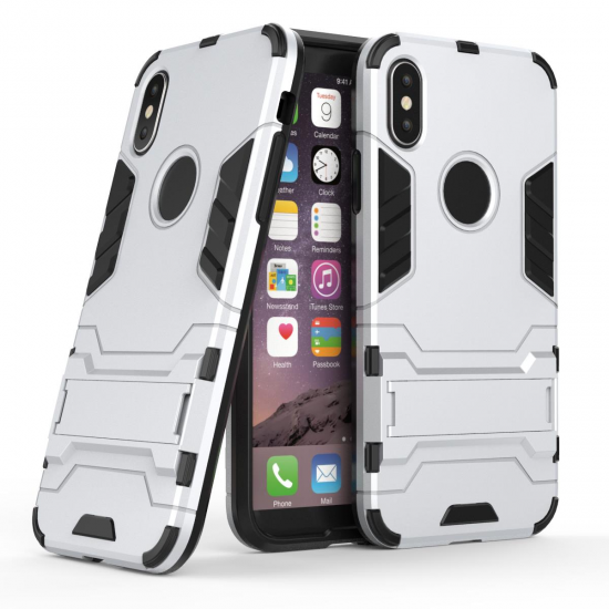 2 in 1 Kickstand Holder Hard PC Protective Case for iPhone X
