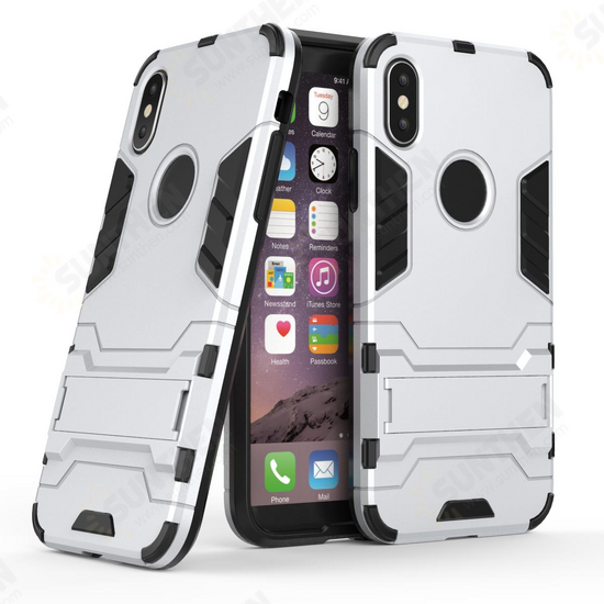 2 in 1 Kickstand Holder Hard PC Protective Case for iPhone X